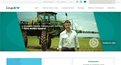 Desktop Screenshot of inpev.org.br